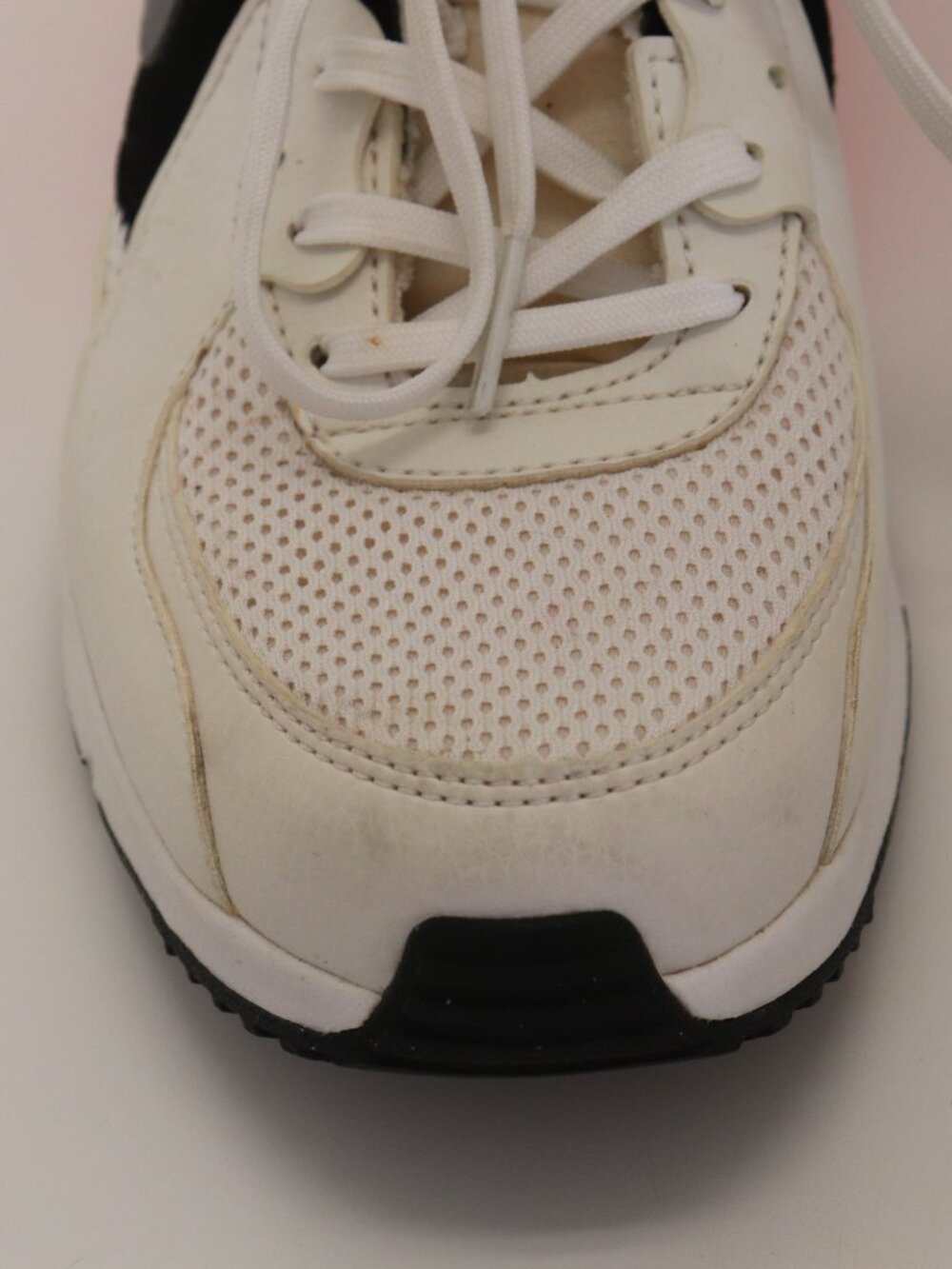 Nike Women's Air Sneakers White Black Pink Size 7.5 Made in Vietnam - Picture 8 of 13